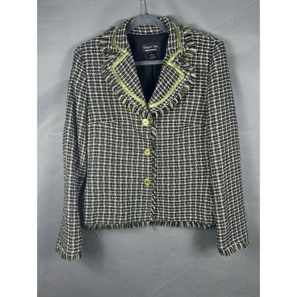 Chapter One Womens Sz 8 Multicolored Tweed Jacket Blazer - Picture 1 of 3